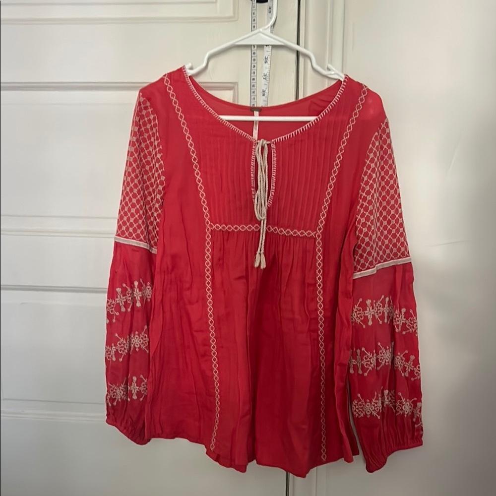 Red Free People Longsleeve